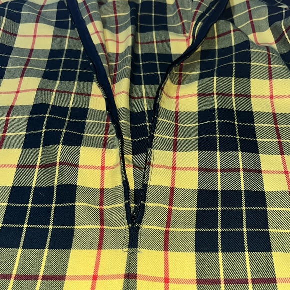 Miss Pat long sleeve, knee length Vintage Plaid yellow dress! - Picture 8 of 15